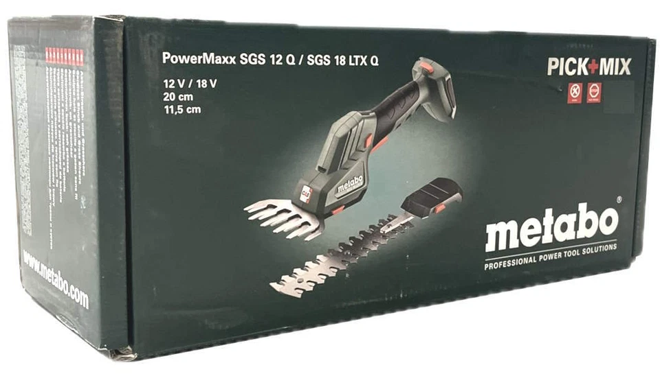 Metabo Powermaxx SGS 12Q Akku-Strauch- und Grasschere Solo 601608850 - Bild 1 von 1