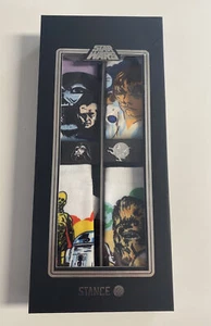 Neu Stance Star Wars Galactic 4er Pack Socken Set mit Sammler Pins "Limitiert" - Bild 1 von 4