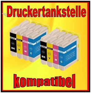 8x Cartucho para BROTHER LC 970 DCP 135C 150C 153C 157C MFC 235 MFC 260 NUEVO Y EXCELENTE - Imagen 1 de 2
