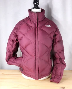 THE NORTH FACE 550 GOOSE DOWN Puffer Jacket, Women's S, Plum Maroon NEW w/o Tag! - Picture 1 of 13