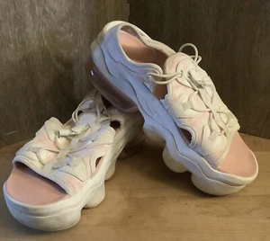 Nike Air Max Koko Sandals ‘pink And White’ CW9705-101 Women’s Size 9 Platform - Picture 1 of 7