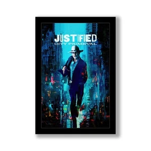 JUSTIFIED - 11x17 Framed Movie Poster by Wallspace - Picture 1 of 6