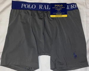 Polo Ralph Lauren Men’s Boxer Brief Microfiber Pouch Dark Gray Size Small NWT - Picture 1 of 2