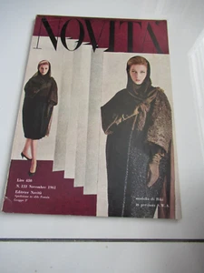 Novita Fashion Magazine Inaugural Issue of Italian Vogue NOV 1961 RARE ONLY 1 NM - Picture 1 of 1