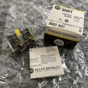 ROCKWELL / ALLEN BRADLEY / BULLETIN 800T - XD1 Blocco contatti MADE IN USA - Foto 1 di 6
