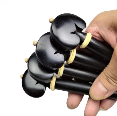 12pcs Good Cello Peg Black Ebony 4/4 Full Size Cello string tuning Pin Pegs - Image 1 of 4