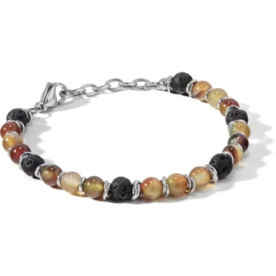 COMETE GIOIELLI  DISTRICT   BRACCIALE UOMO UBR1143   NUOVO GARANZIA UFFICIALE - Immagine 1 di 2