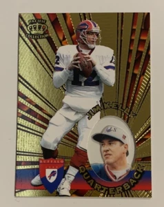 NFL JIM KELLY Buffalo Bills 1996 Pacific Invincible FOIL Trading CARD #I-16 - Picture 1 of 3