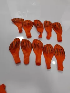 10 pcs lot Latex Balloon Tiger Print Safari Circus theme Party decoration 11inch - Picture 1 of 2