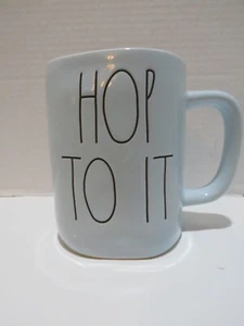 RAE DUNN NEU "HOP TO IT" FRÜHLINGSBECHER BLAU - Bild 1 von 4