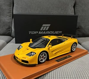 1/12 Top Marques McLaren F1 LM Papaya Orange Limited Large Car With Display Case - Picture 1 of 24
