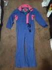 Roffe Ski Nowboard Jumpsuit Blue Pink Green Vintage Free Shipping Good Quality