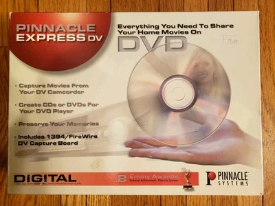 Pinnacle Systems Express DV 210100121 - 1394/Firewire Video Capture Board - New - Image 1 of 4