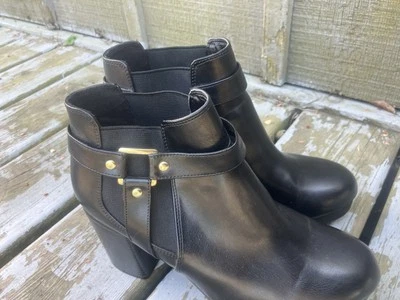 Christian Siriano Botines Negro Tacón Grueso 9.5, En muy buen estado, Envío Gratis Foto 1 de 4