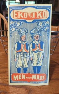 EKO & IKO Men From Mars George DaDEPPO Artwork CIRCUS Paper Mini Banner FLYER - Picture 1 of 7