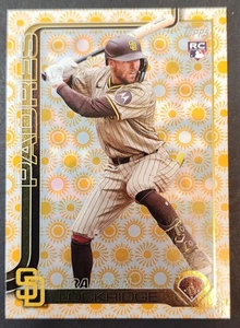 2025 Topps Series 2 Brandon Lockridge Rookie Holiday Parallel - San Diego Padres - Bild 1 von 2