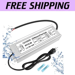 Silent 12V Transformer with Fanless Design for Energy-Efficient Outdoor Lights - Picture 1 of 8