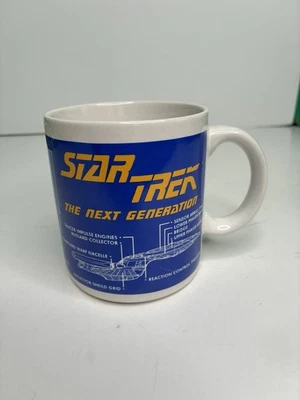 Star Trek Mug The Next Generation U.S.S. Enterprise Pfaltzgraff 1994 Vintage - Image 1 of 4