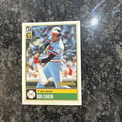 2002 Donruss Originals What If 1978 No6 Род Кэрью Minnesota Twins - Изображение 1 из 2