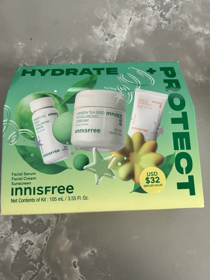 Kit de regalo Innisfree cuidado de la piel té verde Foto 1 de 1