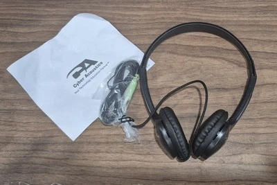 NUEVO Cyber Acoustics N/A ACM-70B 3,5 mm Conector Supraaural Ligero PC/Audio Foto 1 de 3