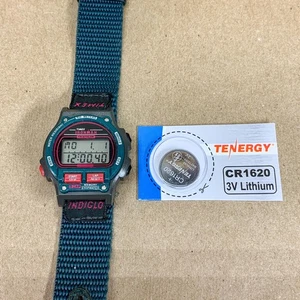 Timex Ironman Triathlon 760 Digital Watch WR100M with Battery Tested Works - Picture 1 of 15