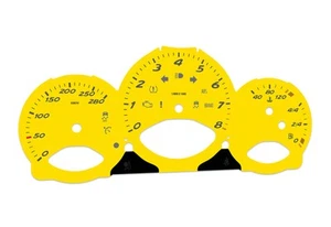 For Porsche Boxster 987.2 Yellow - Speedometer gauges from MPH to km/h - Picture 1 of 7