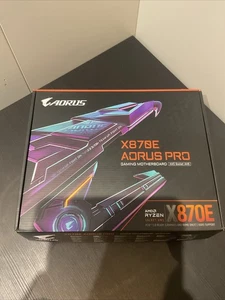Gigabyte X870E AORUS Pro ATX Motherboard, DDR5, Socket AM5 - Faulty - Picture 1 of 7