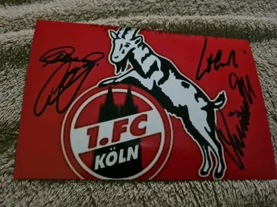 Unikat.  Originale Autogramme. 4 St. 1.FC Köln. DFB. Bundesliga - Bild 1 von 2