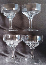 4 Hutschenreuther Gläser, Sektschalen "Blütenkelch" H 13 cm