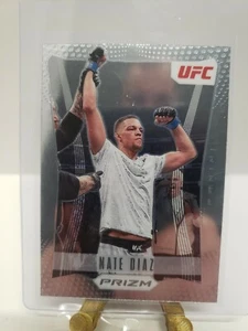 2022 Panini Prizm UFC Nate Diaz #21 Flashback Insert - Picture 1 of 2