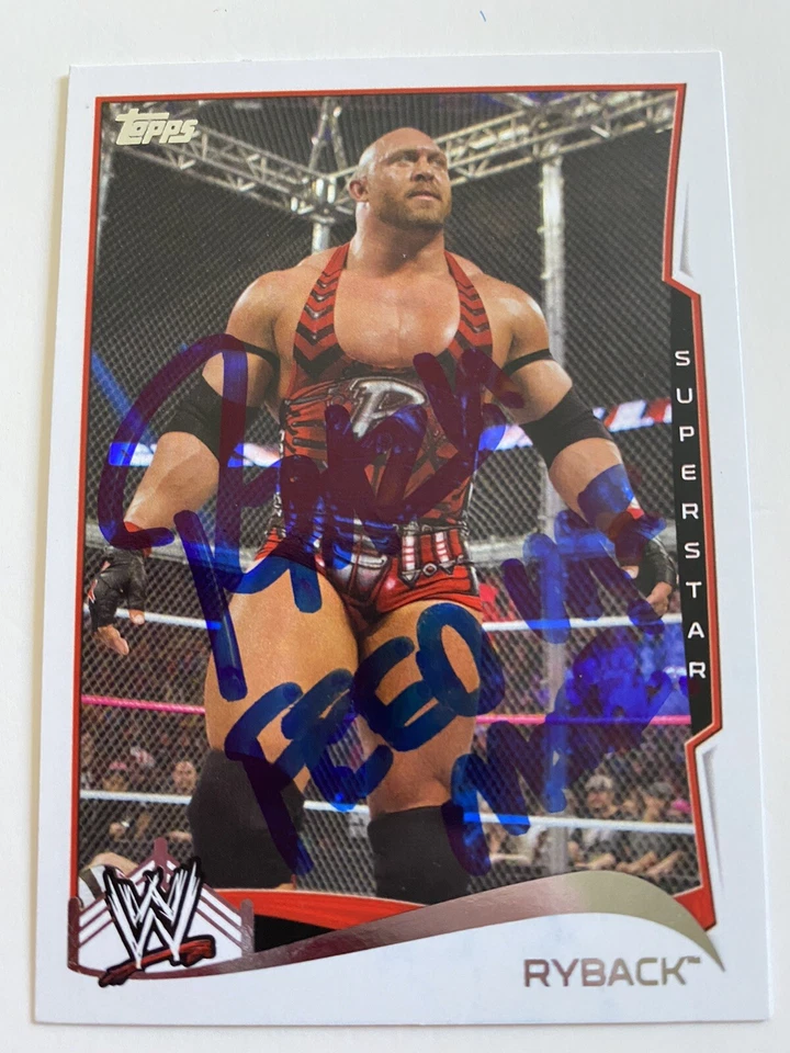 Ryback WWE Signed 2014 Topps Card # 43 - Image 1 of 1