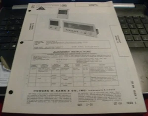 HARMONY AM RECEIVER/INTERCOMMUNICATIONS UNIT MODEL: 32 (SAMS PHOTOFACT 434-6) - Picture 1 of 1