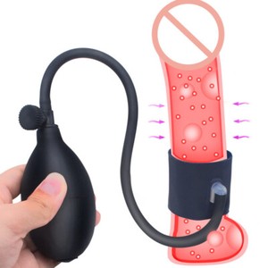 Inflatable Penis Pump Penis Extender Sleeve Male Girth Enhancer Enlarger Ring