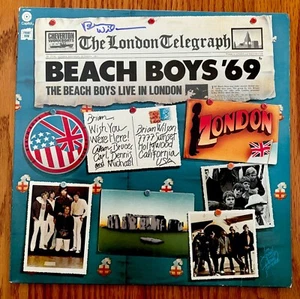 THE BEACH BOYS~Álbum firmado por Brian Wilson THE BEACH BOYS '69 (En vivo)~N como nuevo - Imagen 1 de 3