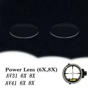 Power Lens Scope Sight 4x 6x 8x Compound Bow Clarifiers Resin 35mm/45mm Hunting - Picture 1 of 14