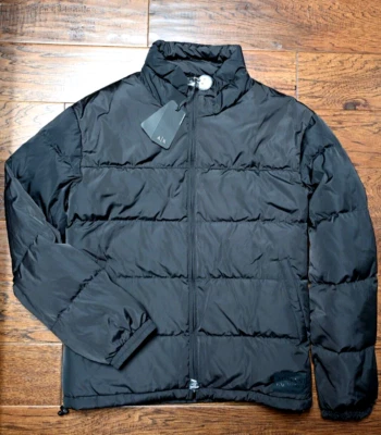 Armani Exchange A|X $290 Men's Black Winter Quilted Puffer Down Jacket L - Image 1 of 4