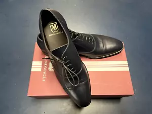 Bruno Magli, Leather Oxford, Blue, US 10.5D, Fitting US 8.5D - Picture 1 of 5