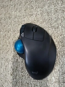 Logitech M570 Wireless Trackball Mouse with USB Unifying Receiver Dongle - Picture 1 of 6