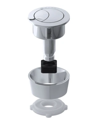 Viva Cable Universal Type Toilet Push Button for 40mm 50mm or 60mm Hole Dual