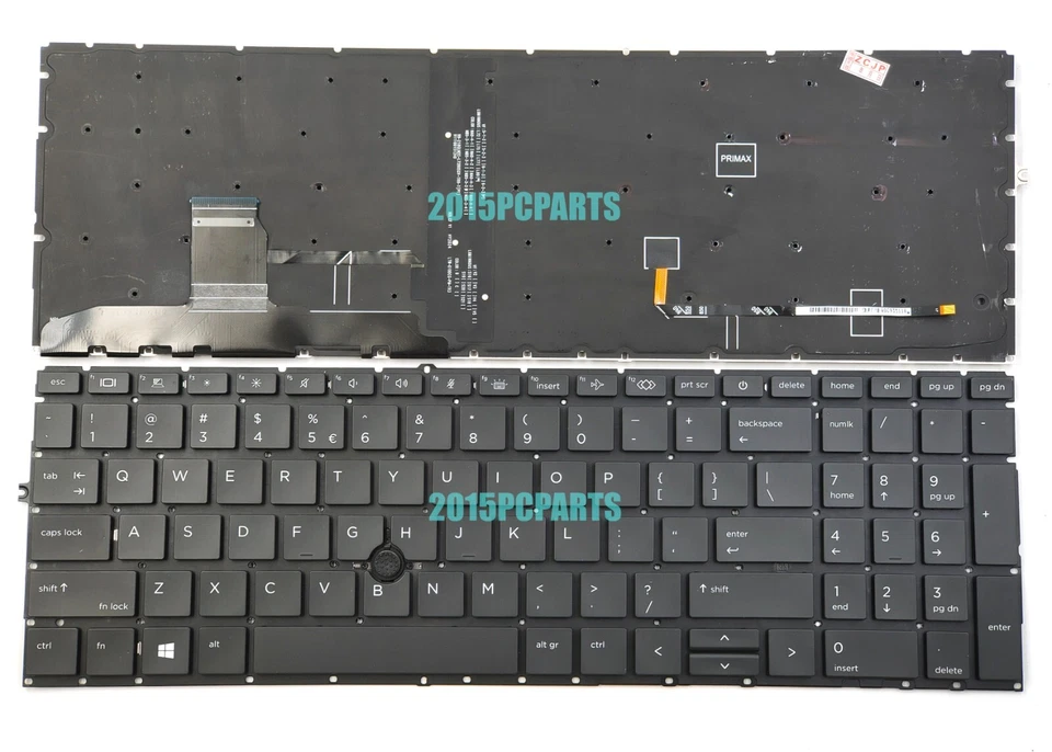 HP EliteBook 850 G7 850 G8 855 G7 855 G8 Keyboard Backlit US L89916-001