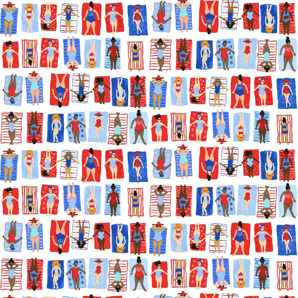 Tela Náutica | Sun of a Bunch Tomando el Sol Mujer Blanco | Dear Stella YARD Foto 1 de 1