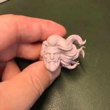 1/12 Scale Arthur Curry Aquaman Head Sculpt Unpainted fit 6" Figure ML Me One:12