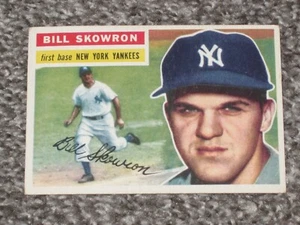 1956 Topps Baseball #61 Bill Moose Skowron VG-EX+ White Back - Picture 1 of 2