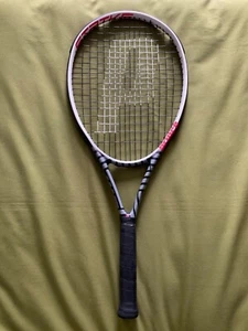 Prince Strike 110 Tennis Racquet Black/Grey 4 1/4 2 EXC Power Level 775 - Picture 1 of 11