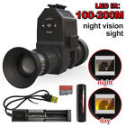 Infrared Night Vision Sight Rifle Scope 720P Crosshair Hunting LED IR 850nm Cam