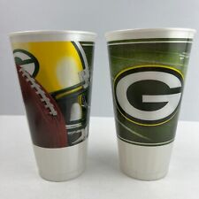 Green Bay Packers 32oz Logo Plastic Cup Set