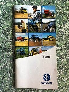 New Holland The Range Tractor Harvesters Balers Brochure February 2003 FRENCH