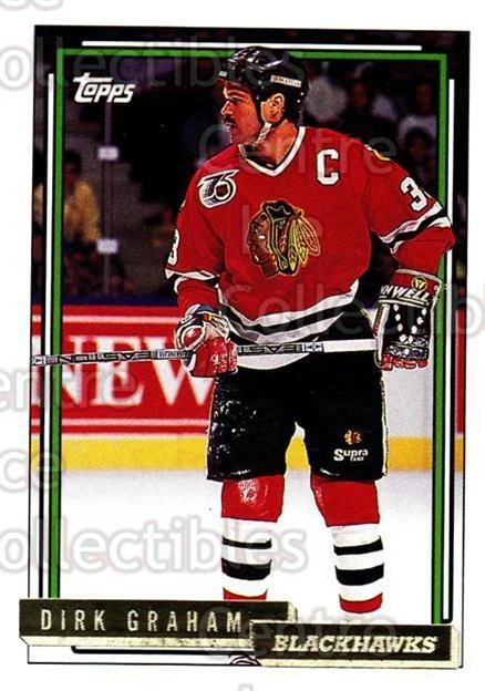 1992-93 Topps Gold #376 Dirk Graham - Image 1 of 1