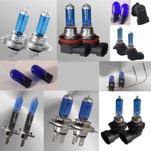 Halogen Birnen Leuchtmittel 8500K Xenon Look H1 H3 H4 H7 H8 H11 HB3 HB4 HB5 T10  - Bild 1 von 12